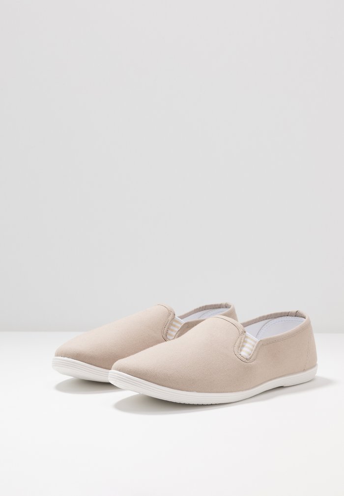 Slip ons Anna Field Plates Slip on Grise Clair Femme | CLR-3096543